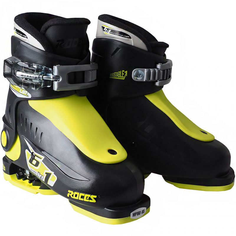 Roces Idea Up ski boots black-lime Jr 450490 18 Footwear/Ski Your Sports Performance