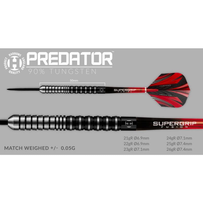 Harrows Predator 90% Steeltip Darts In preparation Your Sports Performance