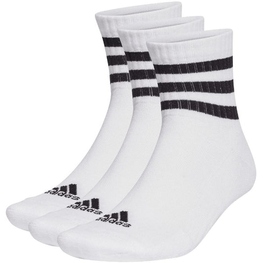 Adidas 3-Stripes Cushioned Sportswear Mid-Cut Socks 3P HT3456 Clothing/Lifestyle/Socks Adidas