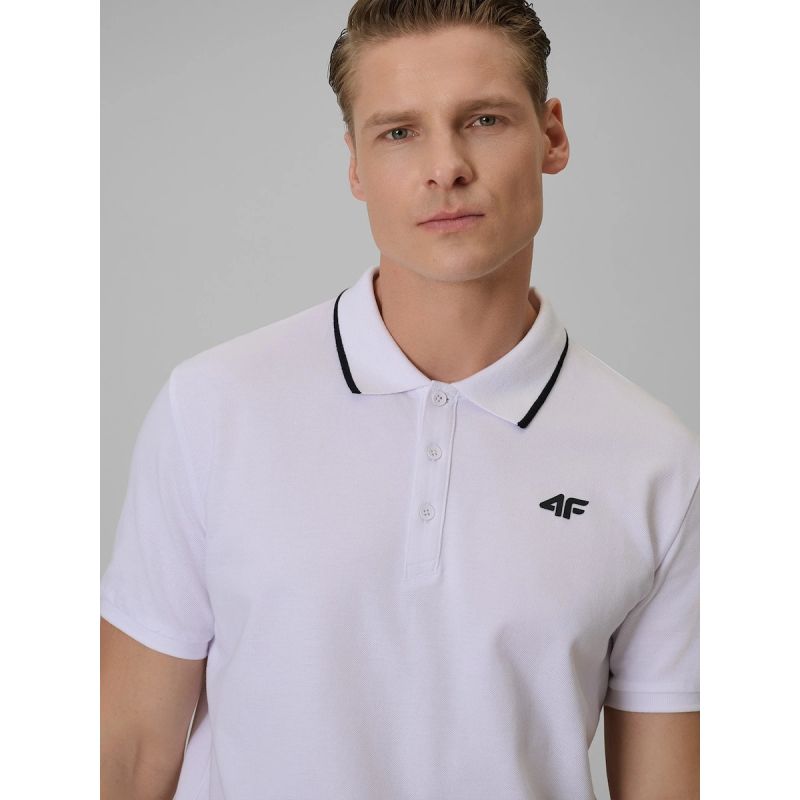 Men's regular polo shirt 4F 4FRMM00TPTSM0940-10S