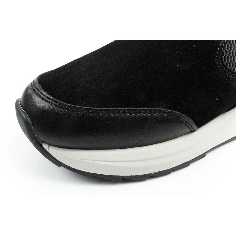 Scholl Beverly Bootie Women's Leather Ankle Boots Black Scholl