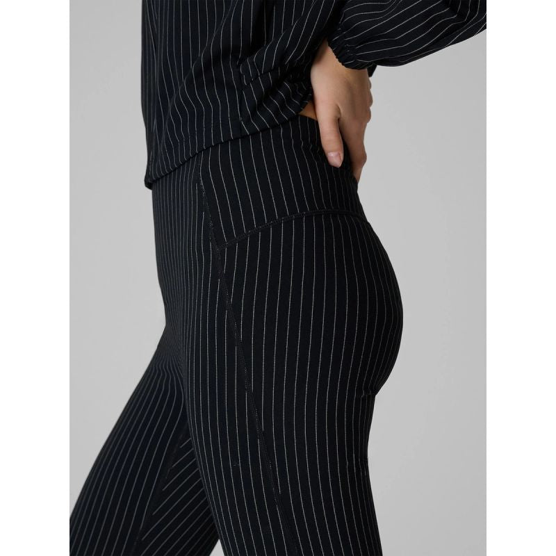 Women's striped leggings with flared legs 4F 4FRAW26TTIGF383-20S