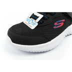 Skechers Bounder children's sports shoes with Velcro, lightweight, fashionable black Skechers