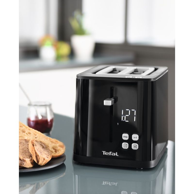 Tefal TT6408 Toaster 2 Slices Black 850 W AGD - Produkty/Tostery Your Sports Performance