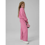 Girls' straight leg sweatpants 4F 4FJRSS26TTROF1727-54S