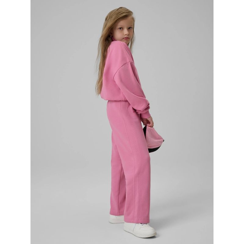 Girls' straight leg sweatpants 4F 4FJRSS26TTROF1727-54S