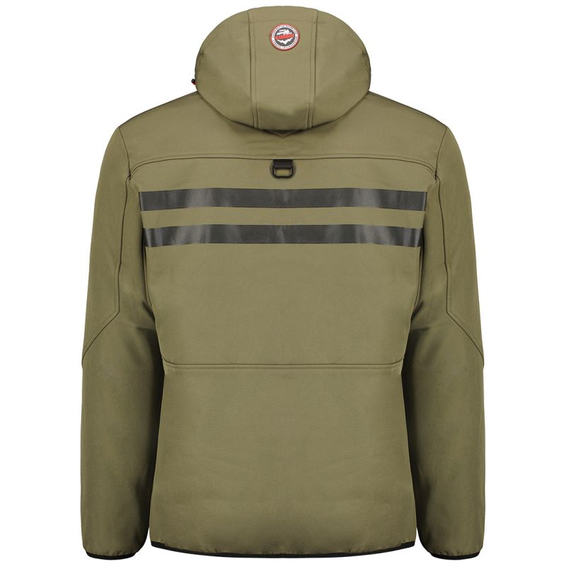 Geographical Norway Royaute DB 068 M WY1997H/GN-Kaki / Black Softshell Jacket Clothing/Outdoor/Geographical Norway Your Sports Performance