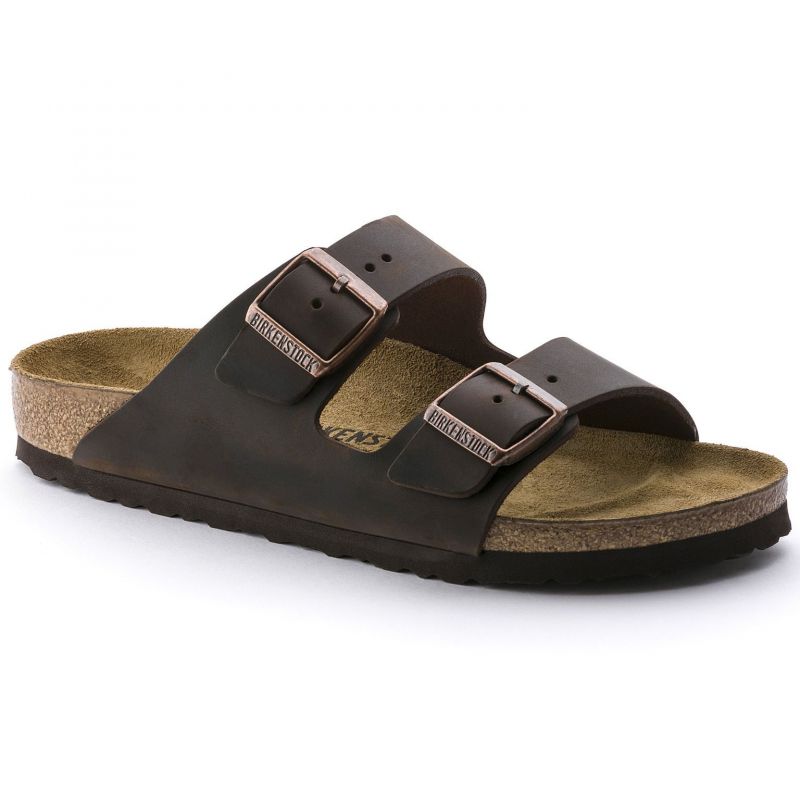 Women's/men's brown Birkenstock Arizona Nubuck Habana narrow flip-flops (52533) Footwear/Lifestyle/Birkenstock/Klapki/chodaki Birkenstock
