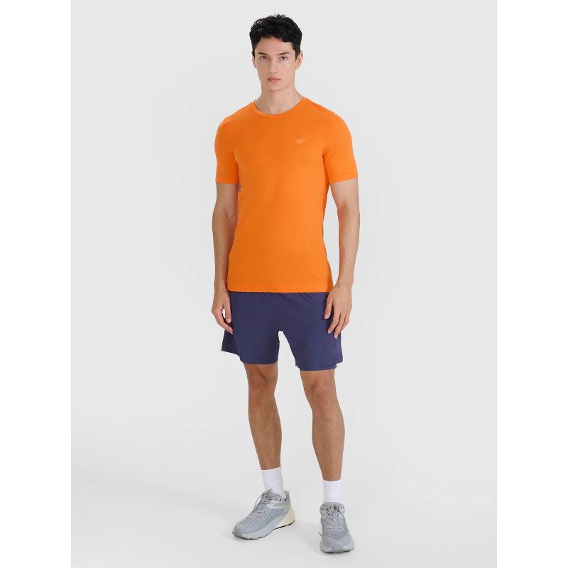 Men's quick-drying running shirt 4F 4FWSS25TFTSM1262-70S *Kategoria tymczasowa Your Sports Performance