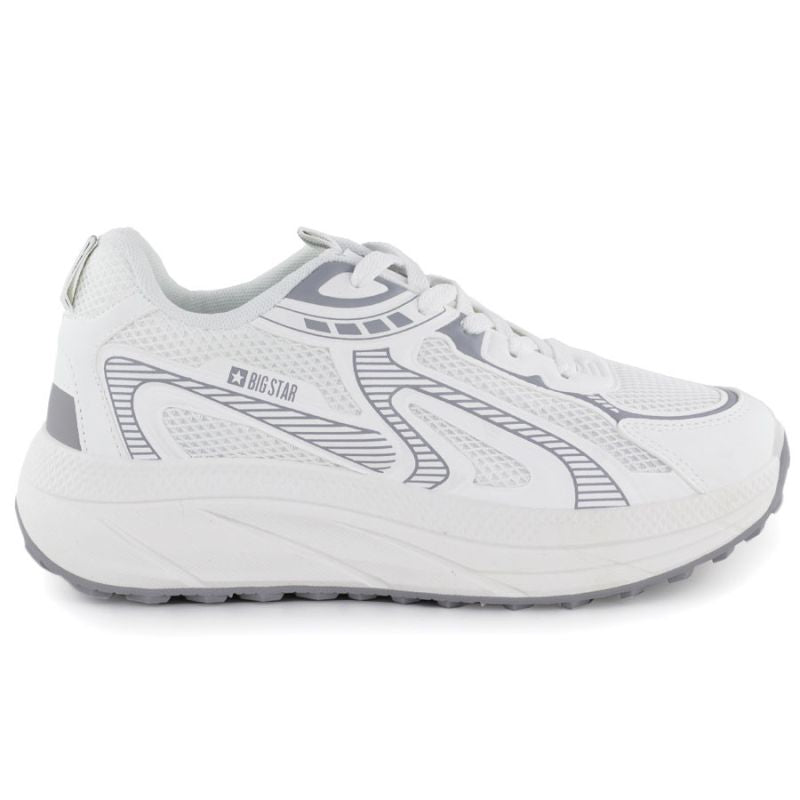 Women's white platform sneakers Big Star TT274325 To be categorized Your Sports Performance