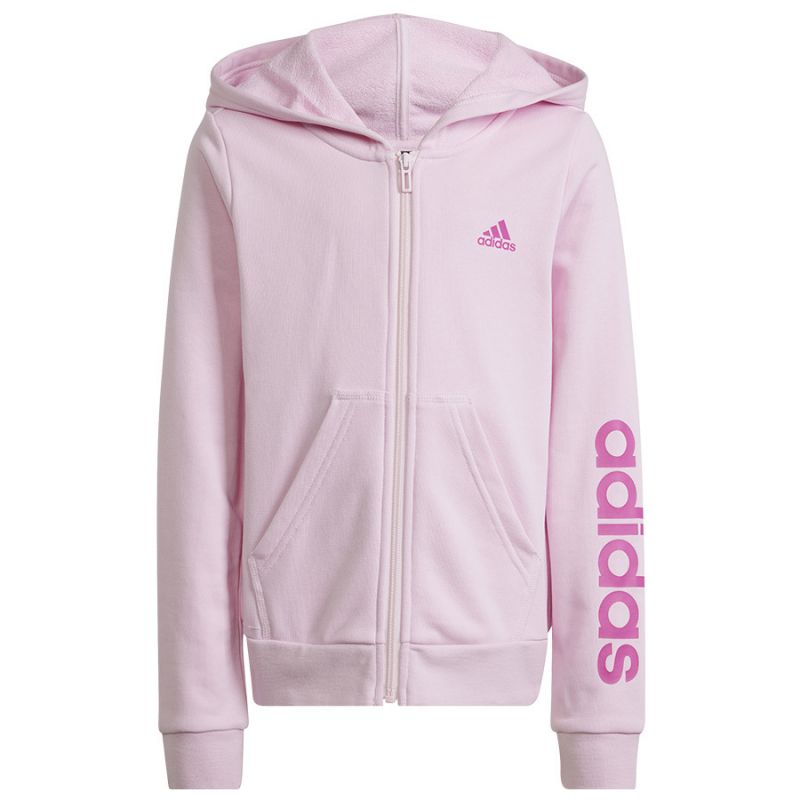 adidas Essentials Linear Full-Zip Hoodie Jr S2666 Clothing/Lifestyle Adidas
