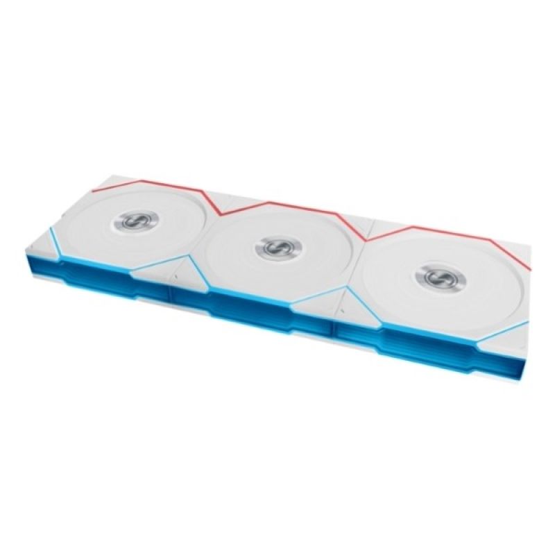 Lian Li UNI FAN TL, ARGB, PWM, 3-pack - Reverse Blade, 120mm, White Chłodzenie/Chłodzenie - wentylatory Your Sports Performance