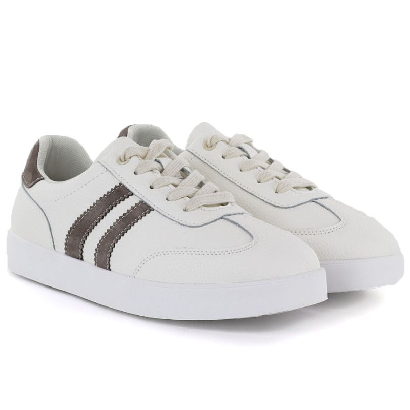 Cream women's leather shoes Vinceza 41505 Vinceza