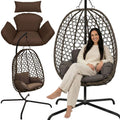 COCOON HANGING CHAIR 105x195CM DARK BROWN Home and Garden/Garden Your Sports Performance