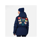 ROSSIGNOL W JCC FLAG DOWN PARKA women's ski jacket blue