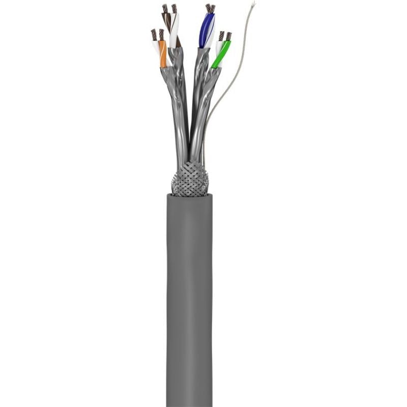 Goobay 93953 Network Cable Gray 100m Cat6 S/FTP (S-STP) Kable, gniazda i wtyki/Kable sieciowe Your Sports Performance