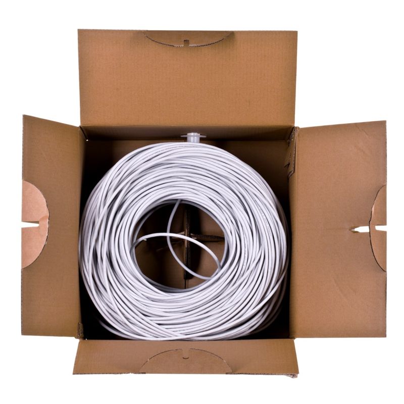 Lanberg LCU6-12CU-0305-S network cable (UTP; 305m; cat. 6; gray) Kable, gniazda i wtyki/Kable sieciowe Your Sports Performance