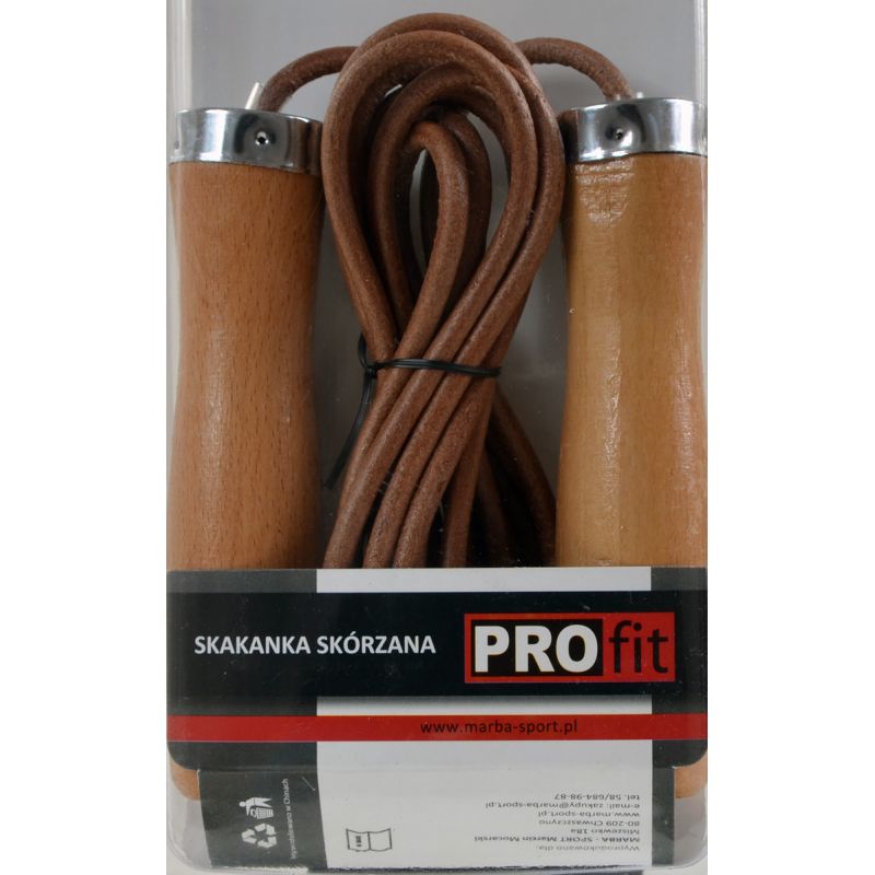 Leather skipping rope PROFIT DROP DK 1019 Accessories/Training equipment Your Sports Performance