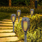 TORCH SOLAR LAMP DANCING FLAMES 12 LED SMD 7.5x7.5x46.5CM SET OF 5 PCS Home and Garden/Lighting Your Sports Performance