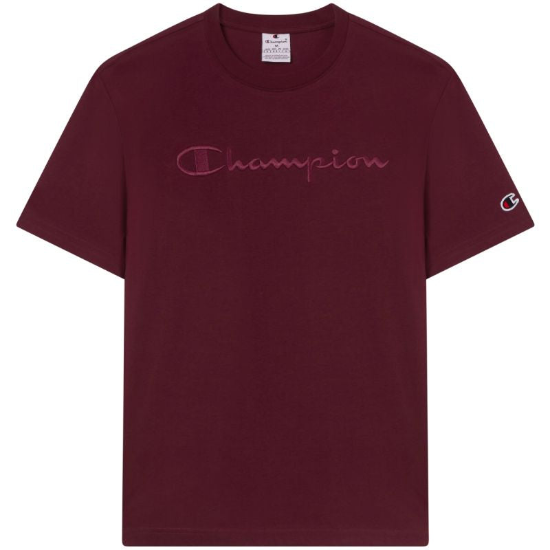 Men's Champion SS Tee Burgundy 220273 RS522 In preparation Your Sports Performance