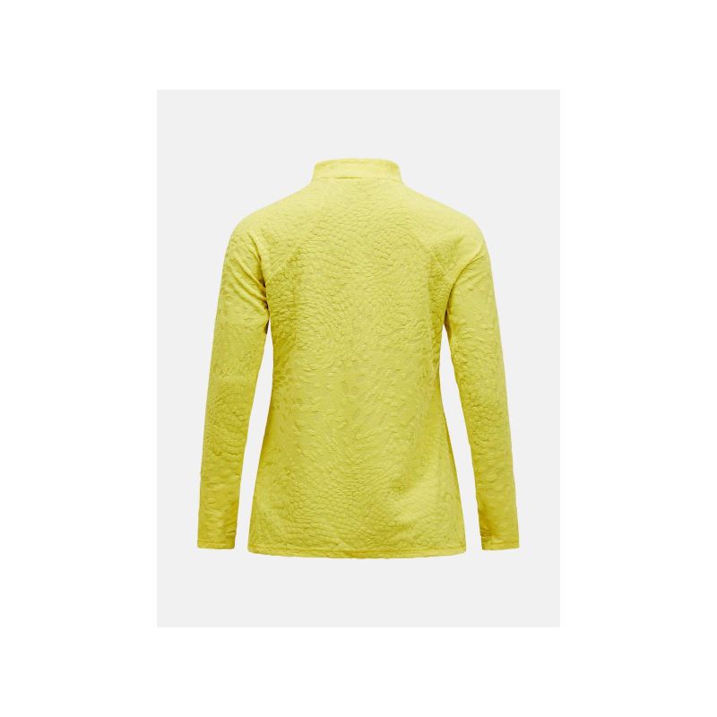 Women's PEAK PERFORMANCE W Discover Midlayer Sweatshirt Yellow