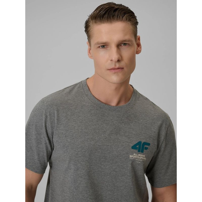 Men's regular plain T-shirt 4F 4FRSS26TTSHM3990-24M 4f
