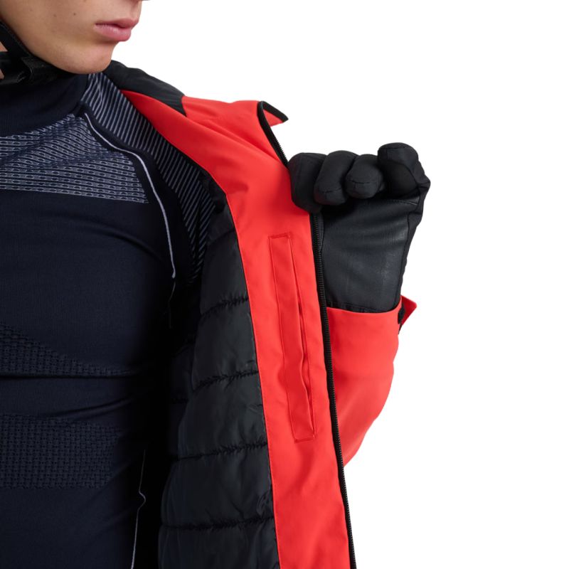 Men's ski jacket 4F M0787 red 4FWAW25TTJAM0787 62S In preparation Your Sports Performance