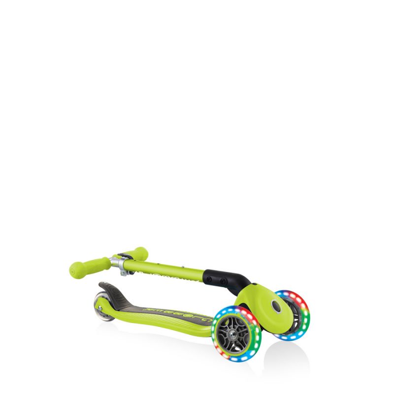 3-wheel scooter Globber Foldable Lights Lime Green Jr 437-106 Accessories/Skating/Hulajnogi Your Sports Performance