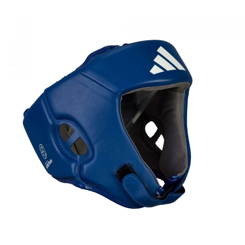 adidas IBA Cactus Leather Tournament Helmet ADIIBAH1C-Blue Accessories/Martial arts equipment/Kask bokserski Adidas