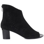 Women's open-toe ankle boots, black, M.Daszyński MR1954-23 To be categorized Your Sports Performance