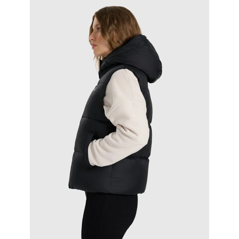 Women's down vest with natural filling 4F 4FWAW25TVJAF223-083S 4f
