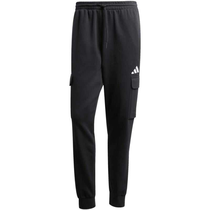 Men's adidas Essentials Feelcozy Fleece Cargo Pants Black JE3820 In preparation Adidas