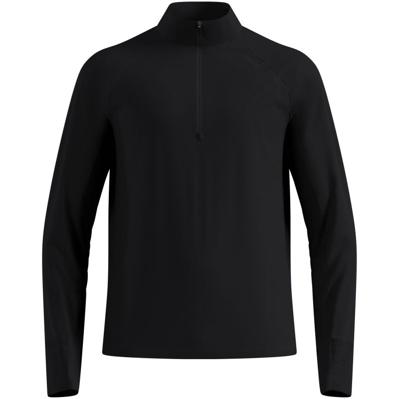 Men's Odlo X-ALP Mid Layer 1/2 Zip Half-Zip Top, Black