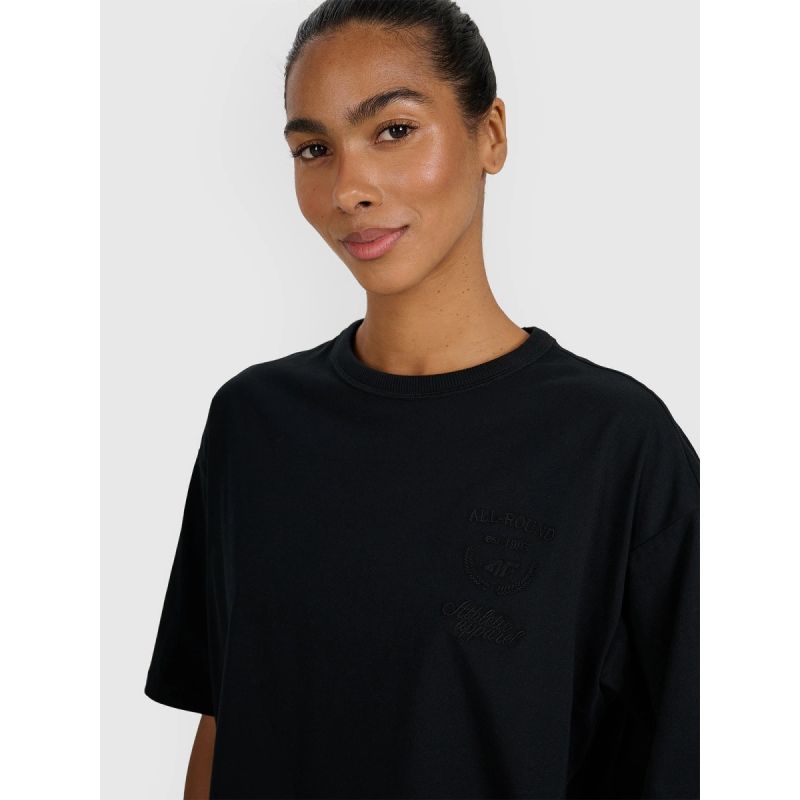 Women's oversize printed T-shirt 4F 4FRSS25TTSHF2979-20S *Kategoria tymczasowa Your Sports Performance