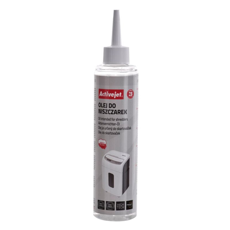 Activejet ASO-250 shredder oil 250ml Urządzenia biurowe/Niszczarki - mat. eksploatacyjne Your Sports Performance