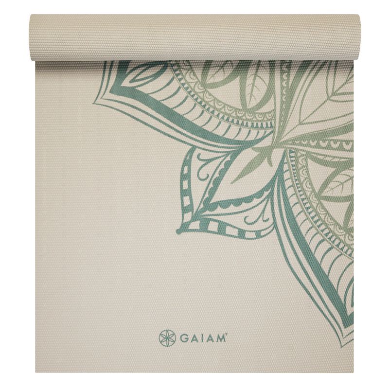 Gaiam Vintage Green Point Yoga Mat 5MM 64949 Accessories/Training equipment Your Sports Performance