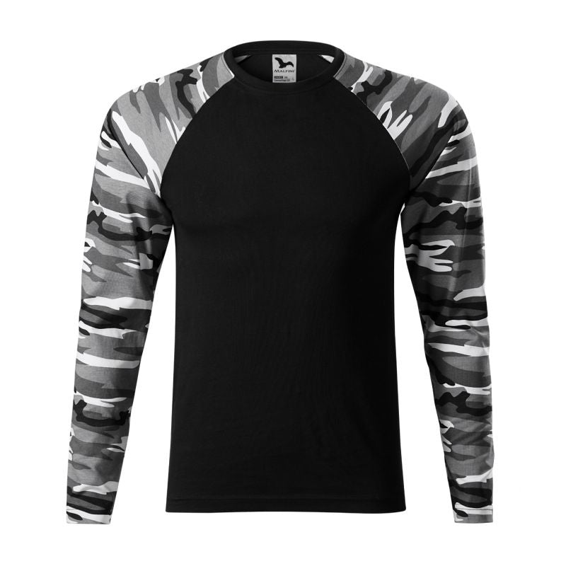Malfini Camouflage LS M T-shirt MLI-16632 camouflage gray Clothing/Lifestyle/T-shirts/Malfini Malfini