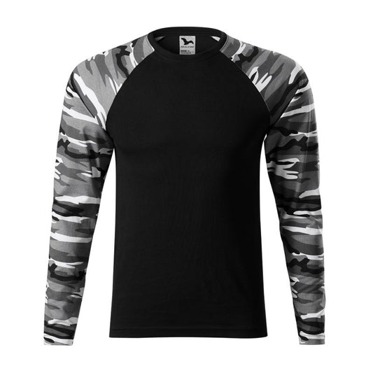 Malfini Camouflage LS M T-shirt MLI-16632 camouflage gray Clothing/Lifestyle/T-shirts/Malfini Malfini