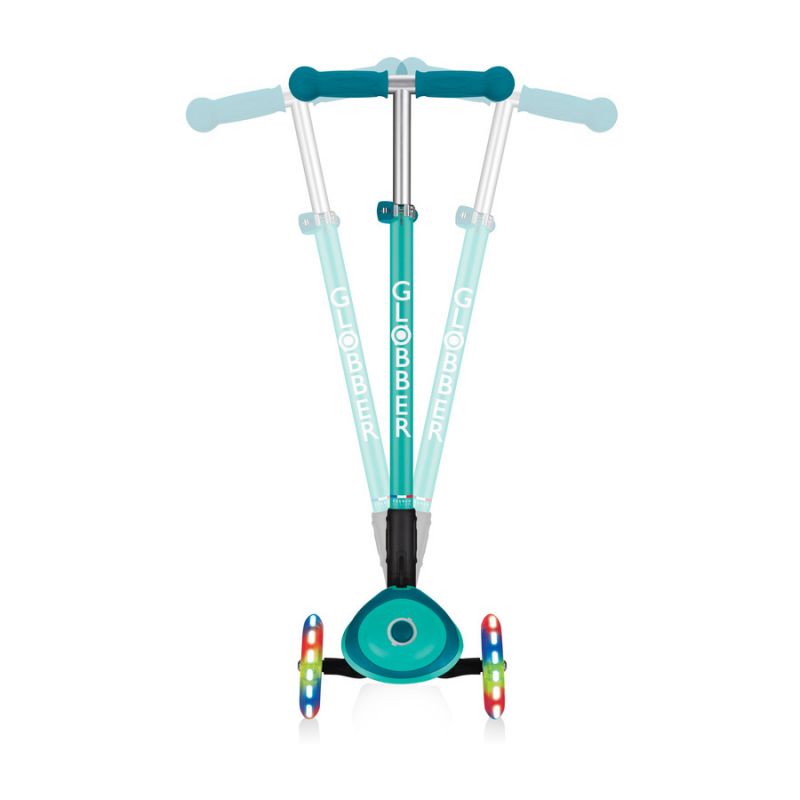 Scooter 3 wheels Globber Primo Foldable Plus Lights Jr 439-107 Accessories/Skating/Hulajnogi Your Sports Performance