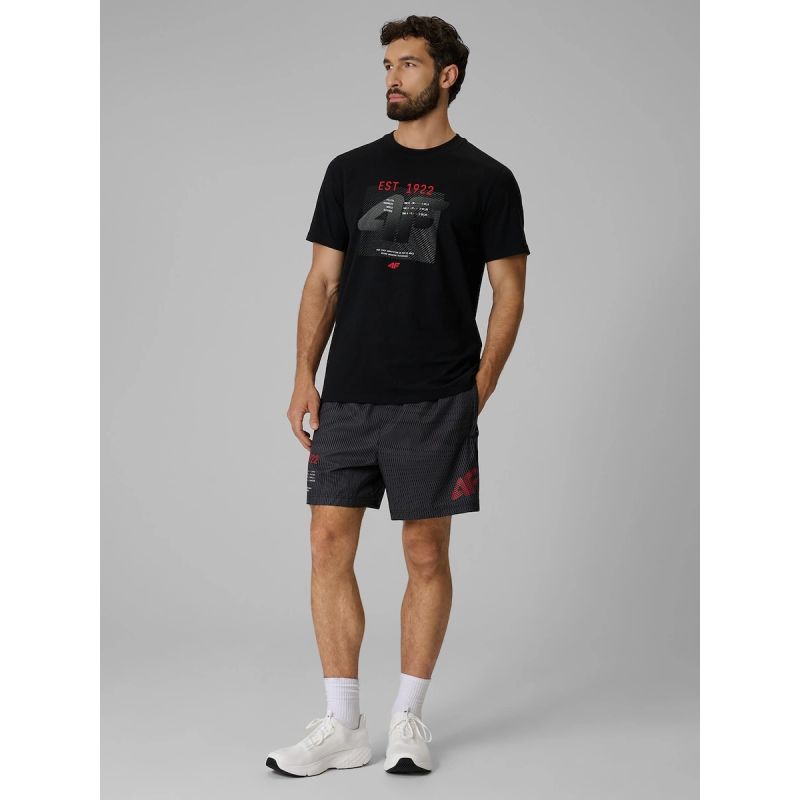 Men's regular printed T-shirt 4F 4FRSS26TTSHM4039-20S