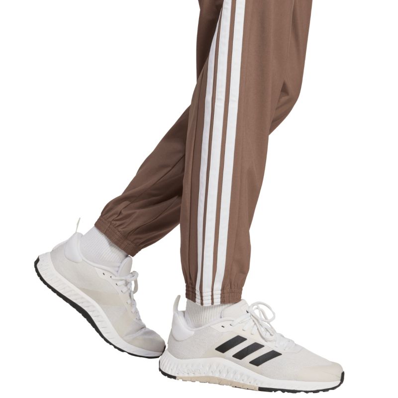 adidas Train Essentials 3-Stripes Woven Women's Pants Brown JY2168 In preparation Adidas