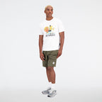 New Balance Hoops Cotton Jersey Short Wt M MT31589WT Clothing/Lifestyle/T-shirts/New Balance New Balance