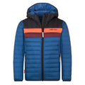 Trollkids Eikefjord Ultra-light Polyfiber Jacket alpine blue/black/radiant red/chestnut brown (463-144)