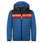 Trollkids Eikefjord Ultra-light Polyfiber Jacket alpine blue/black/radiant red/chestnut brown (463-144)