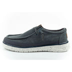 Wrangler men's shoes moccasins Makena Stone blue fashionable navy blue Wrangler
