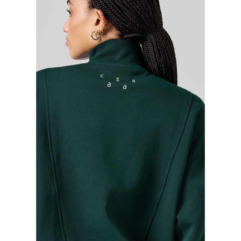 CASALL Comfy Full Zip Sweater, green Casall
