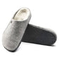 Birkenstock Zermatt Light Gray Wool Felt Insulated Men's/Women's Slippers Regular Wide (1015092) In preparation Your Sports Performance
