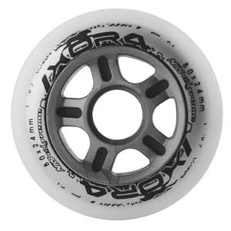 PU 80x24 82A WHITE WHEELS (4 pcs.) NILS EXTREME In preparation Your Sports Performance