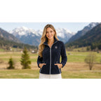 Women’s fleece jacket Geographical Norway TICARINA NAVY DB LADY 0124 (WZ8080F/GN-NAVY)
