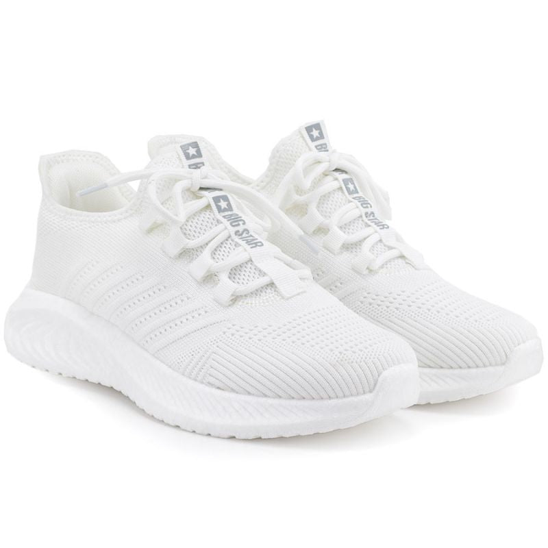 Big Star UU274056 women's textile white sports shoes Big Star